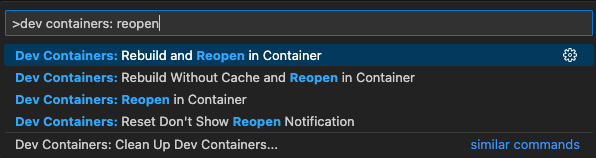 Dev Container Open